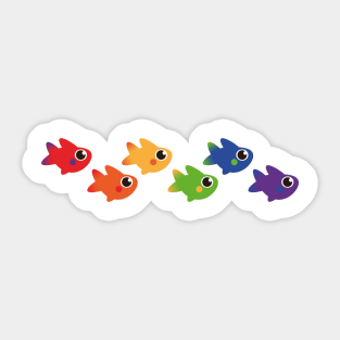 Color Fishes Sticker